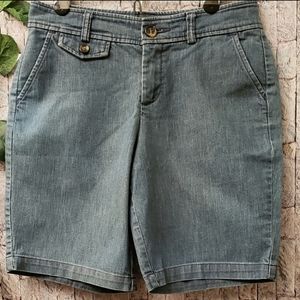 Dockers Mid-Rise Curvy Denim Shorts (4P)